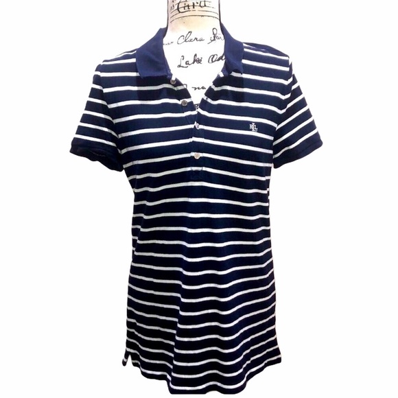 Lauren Ralph Lauren Tops - Lauren Ralph Lauren Kiewick Striped Polo Shirt.